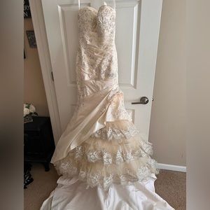 La Sposa wedding dress, excellent condition no stain like new, mermaid style